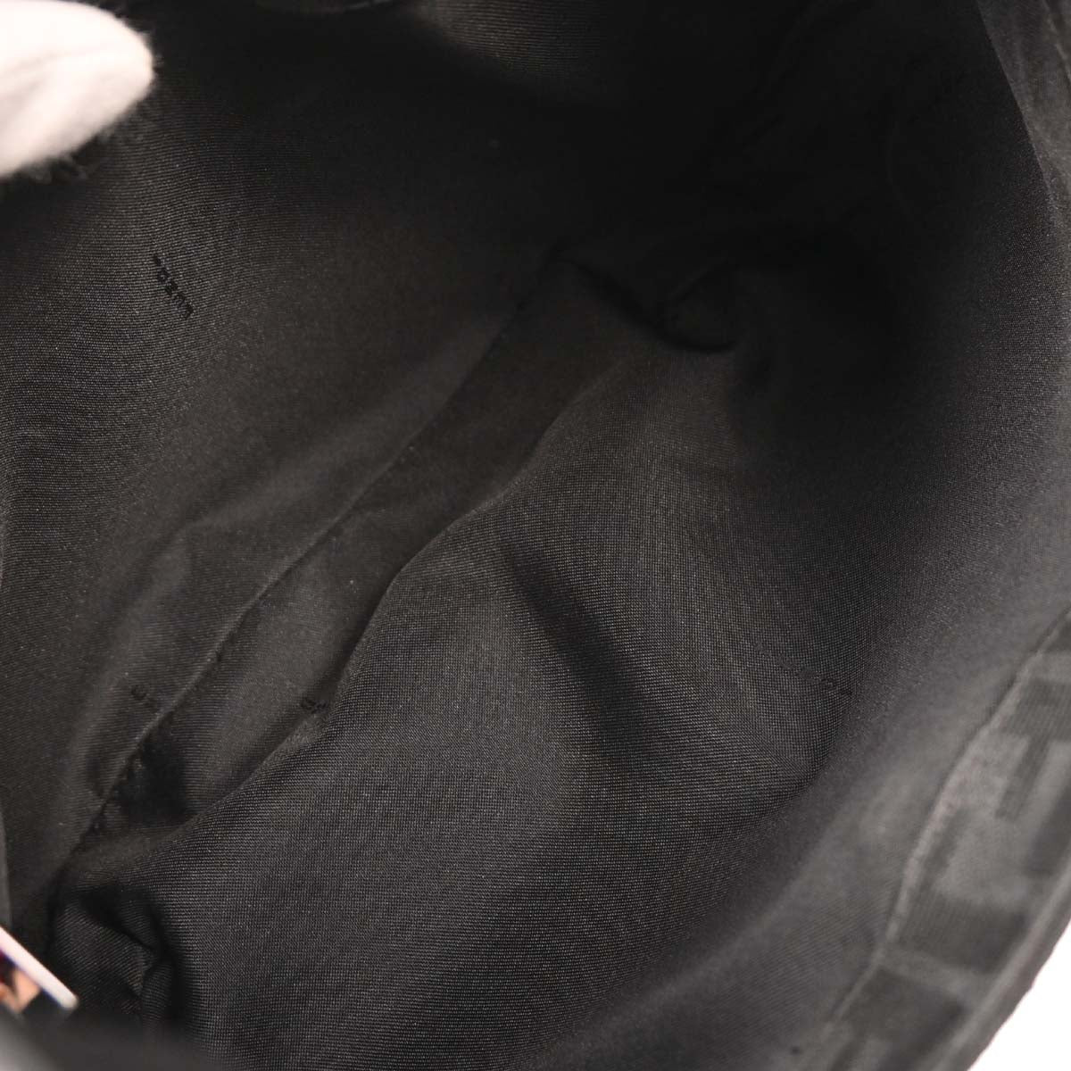 Fendi Black Canvas Zucca Handbag