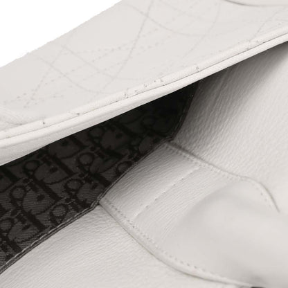 Christian Dior White Leather Handbag