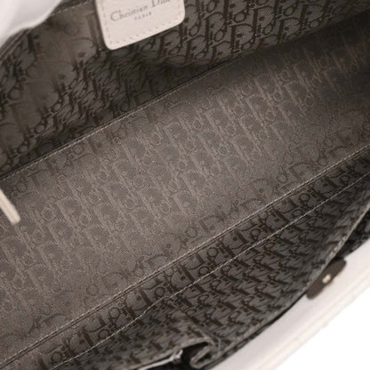 Christian Dior White Leather Handbag