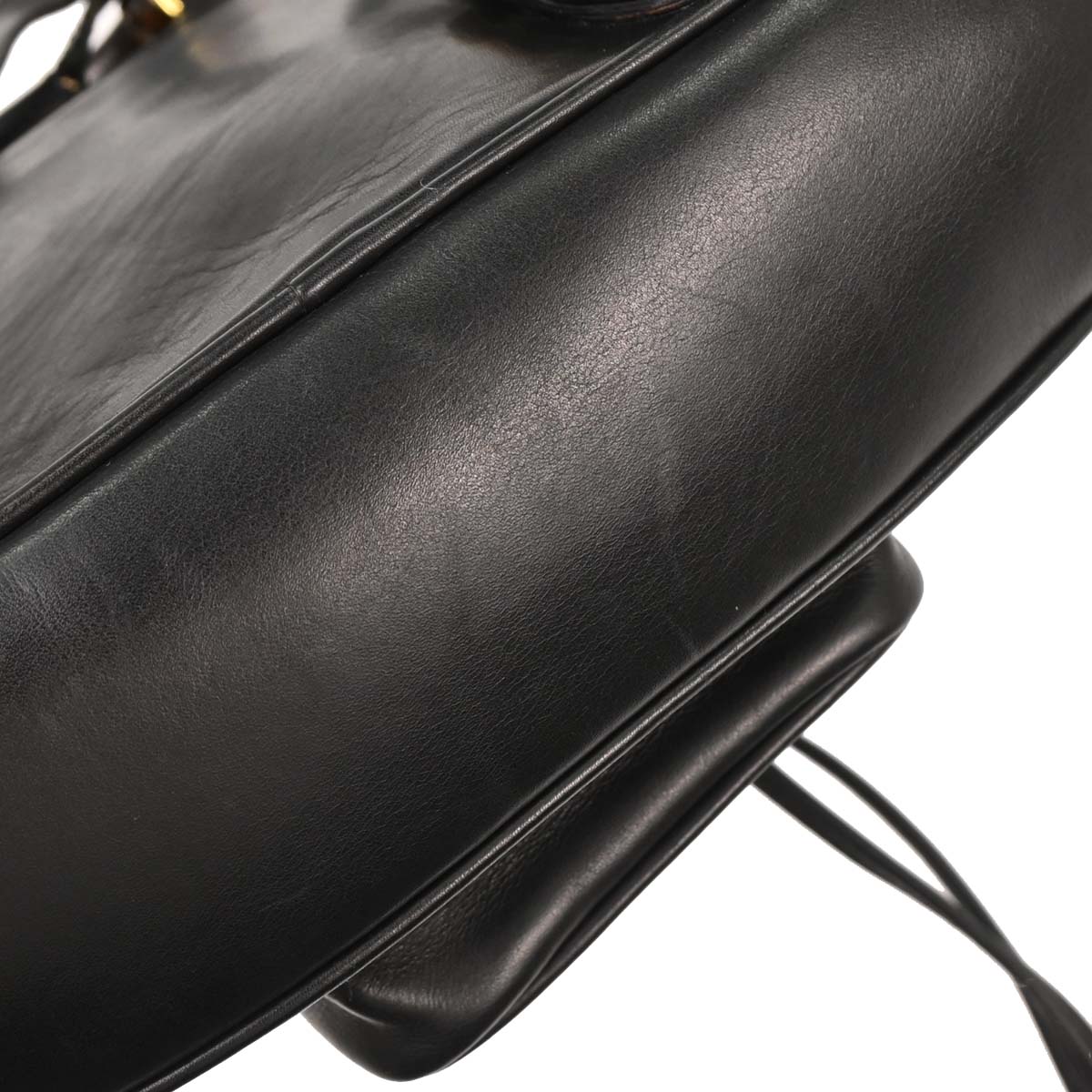 Gucci Black Bamboo Backpack