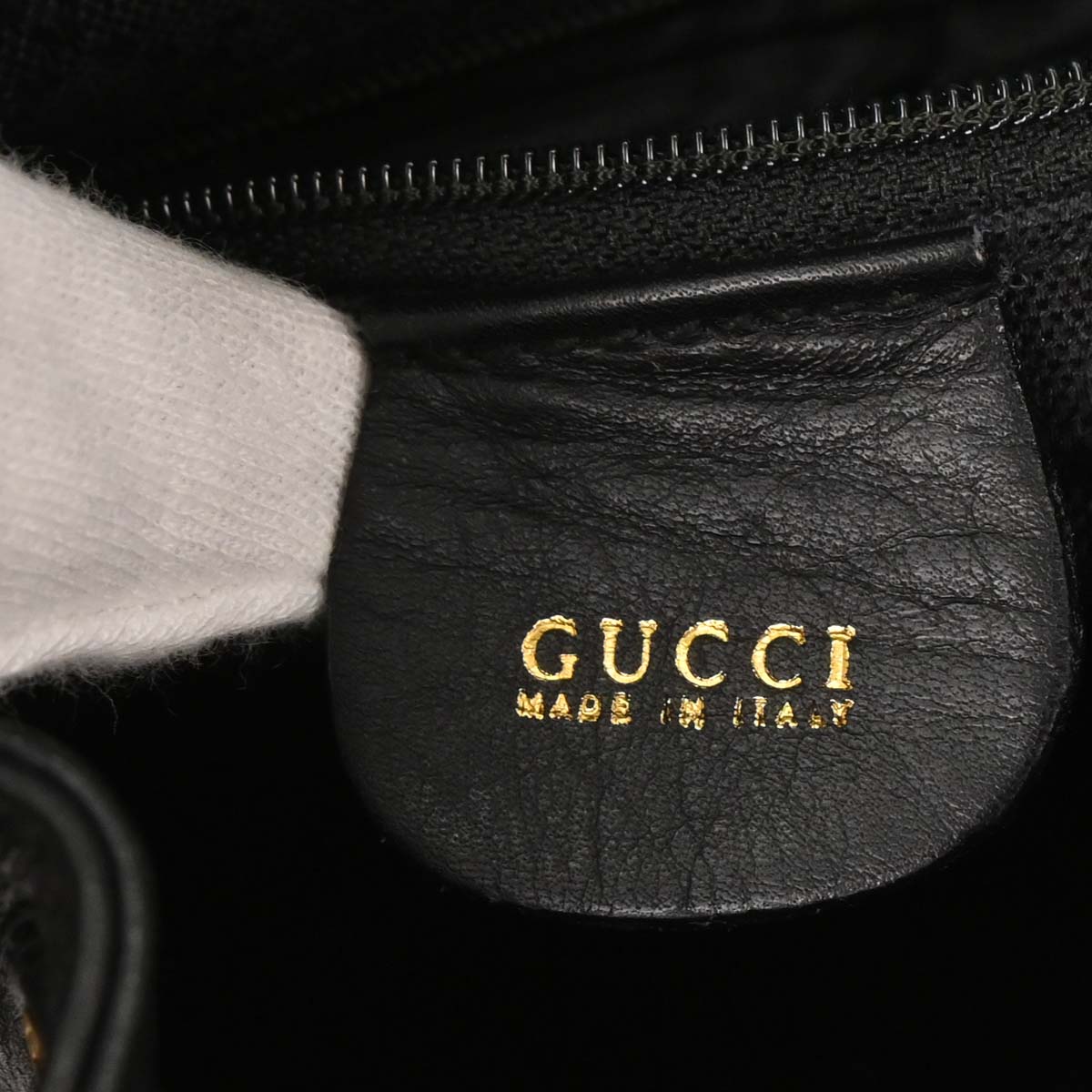Gucci Black Bamboo Backpack