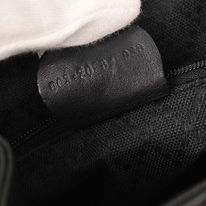 Gucci Black Bamboo Backpack