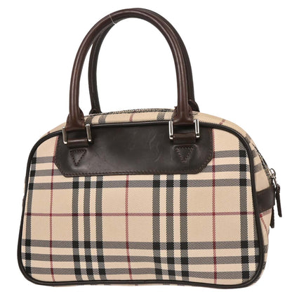 Burberry Beige Brown Burberry Check Handbag