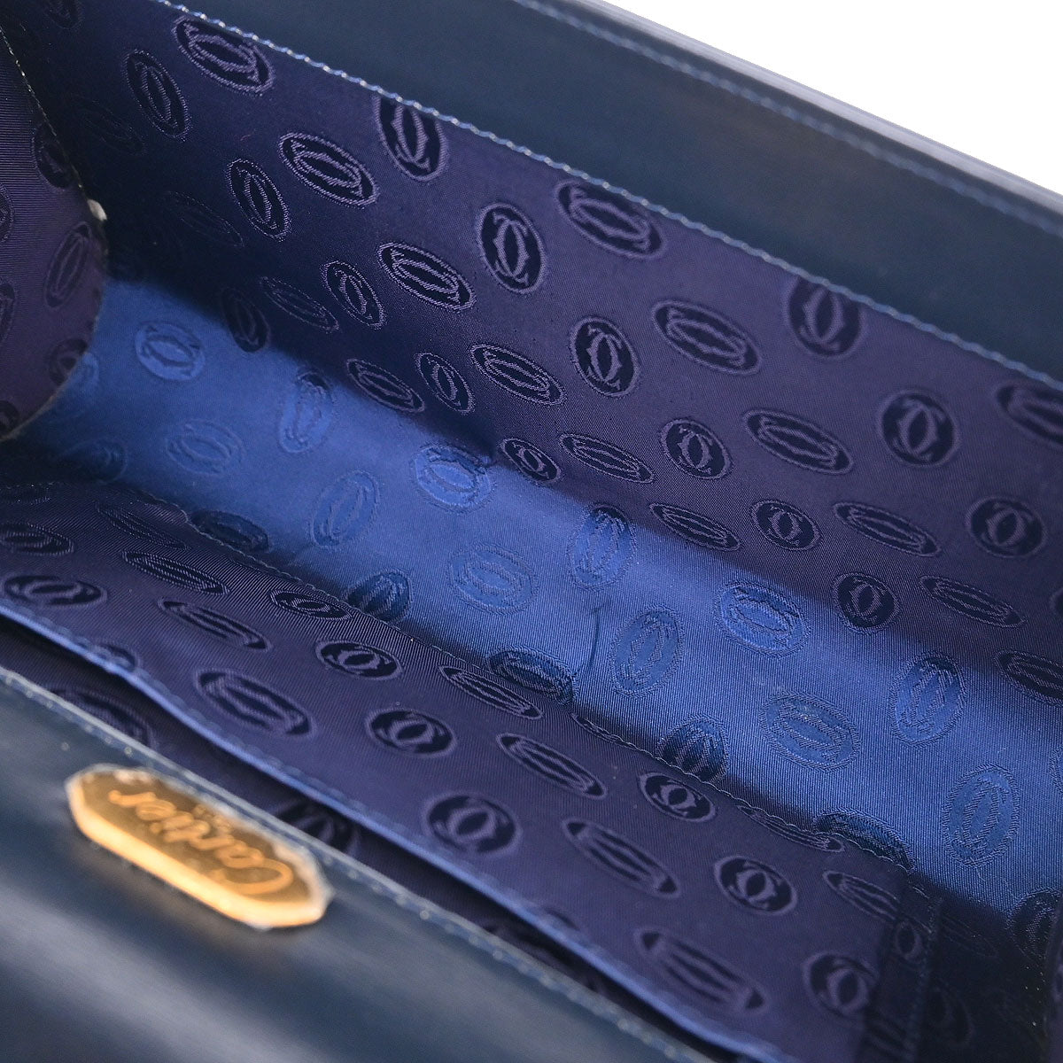 Cartier Navy Sapphire Shoulder Bag
