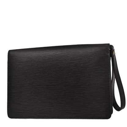 Louis Vuitton Black Epi Pochette Sellier Dragonne Clutch M52612