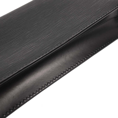 Louis Vuitton Black Epi Pochette Sellier Dragonne Clutch M52612