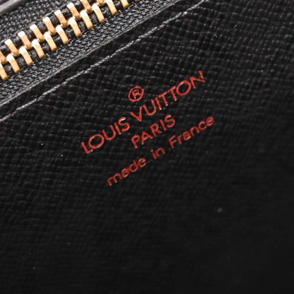Louis Vuitton Black Epi Pochette Sellier Dragonne Clutch M52612