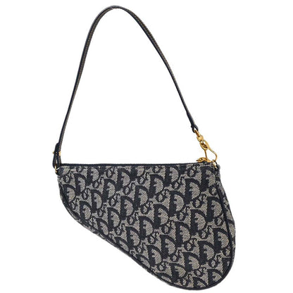 Christian Dior Navy Trotter Saddle Handbag