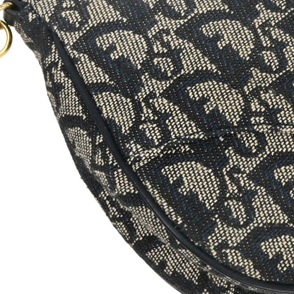 Christian Dior Navy Trotter Saddle Handbag