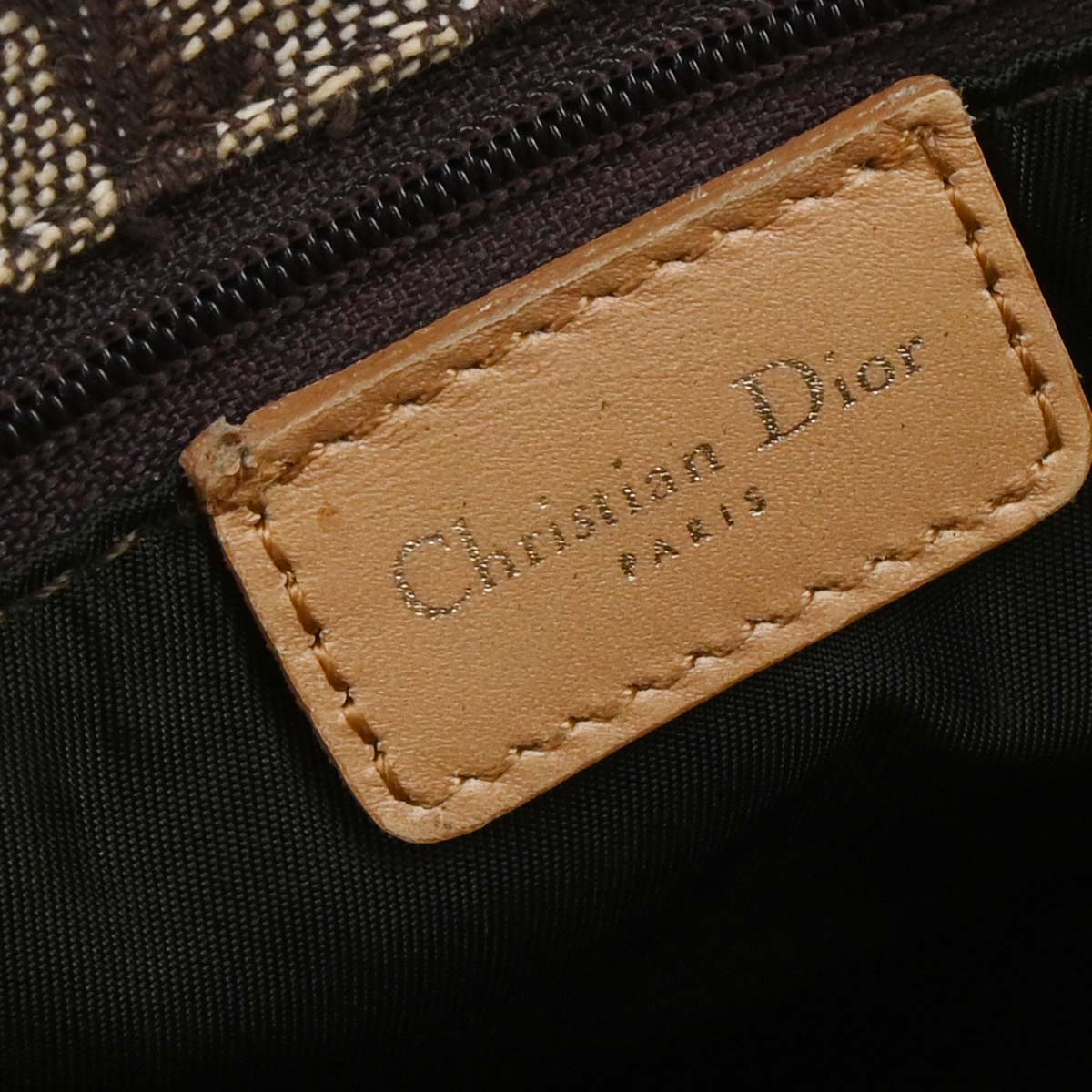 Christian Dior Brown Trotter Tote Handbag