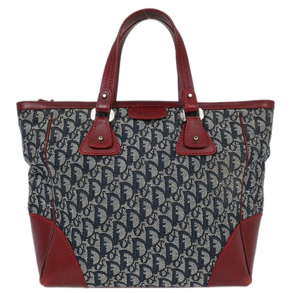 Christian Dior Navy Bordeaux Trotter Tote Bag