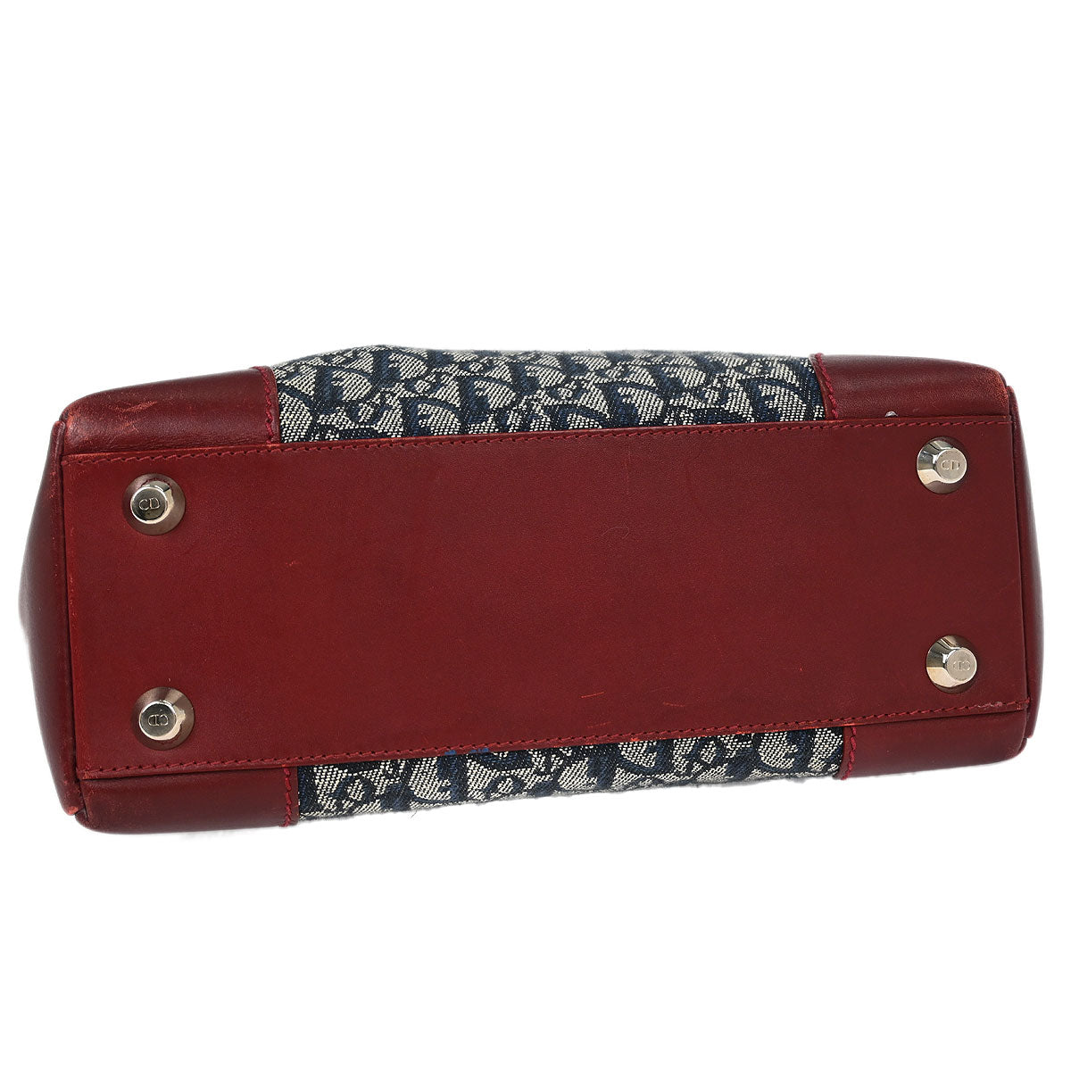 Christian Dior Navy Bordeaux Trotter Tote Bag