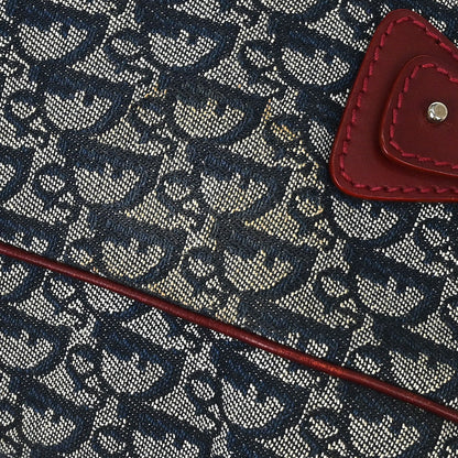 Christian Dior Navy Bordeaux Trotter Tote Bag