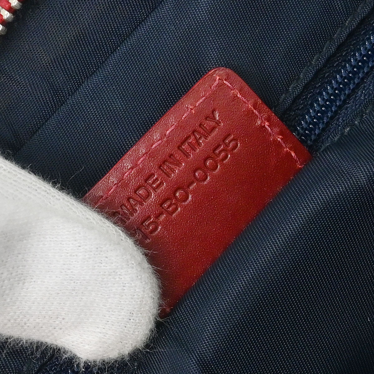 Christian Dior Navy Bordeaux Trotter Tote Bag