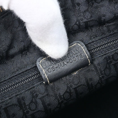 Christian Dior Black Calfskin Lady Dior 2way Shoulder Handbag
