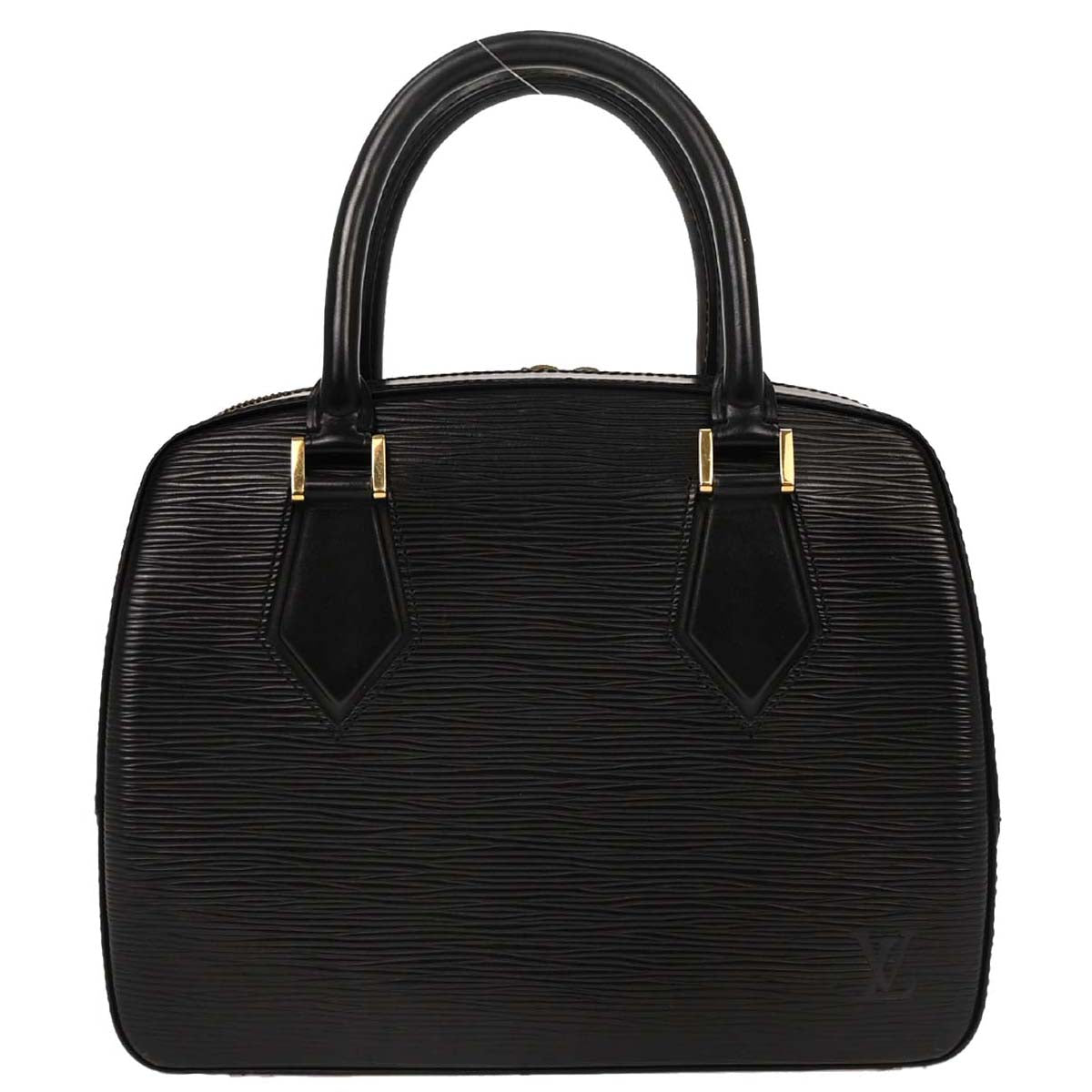 Louis Vuitton Black Epi Sablon Handbag M52042