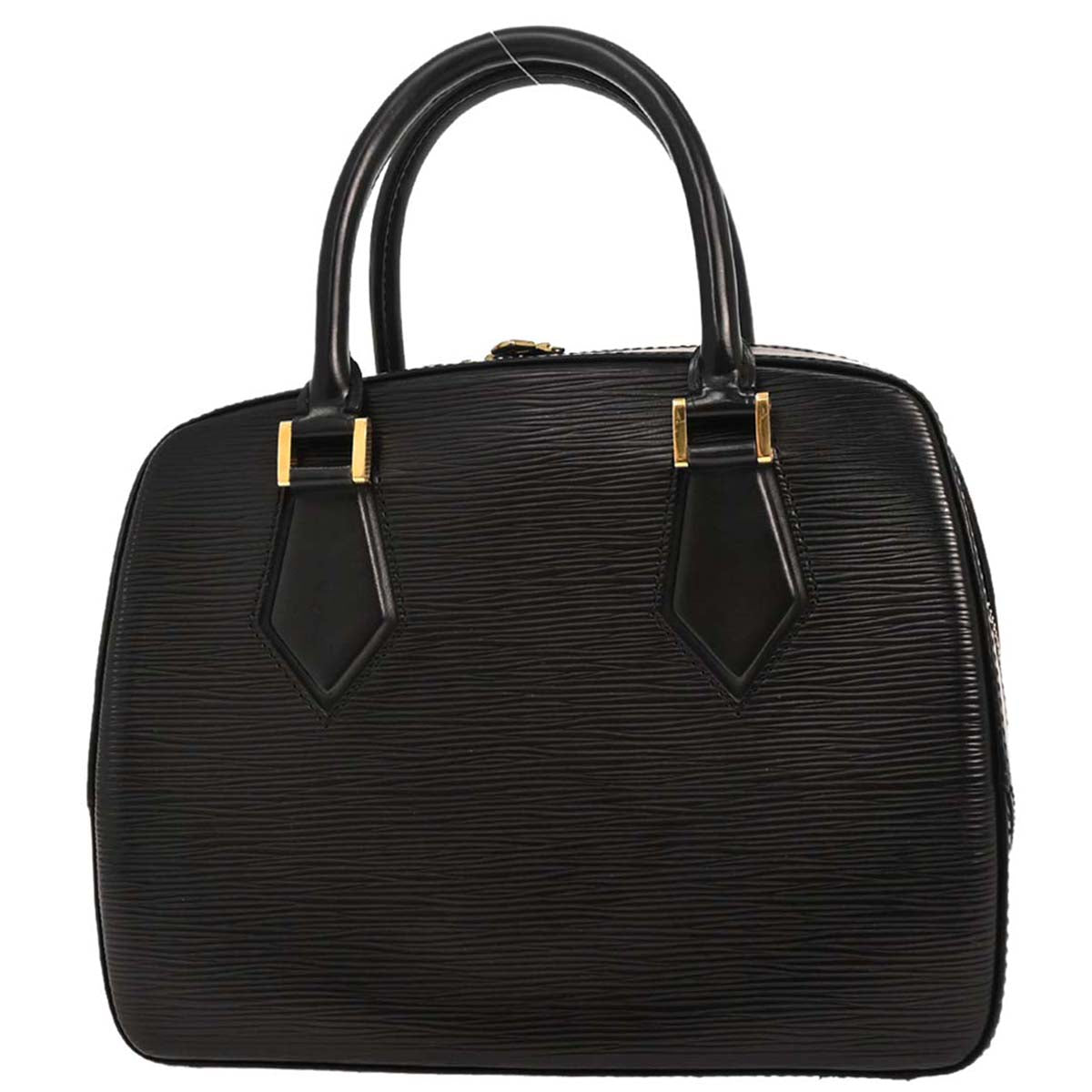 Louis Vuitton Black Epi Sablon Handbag M52042