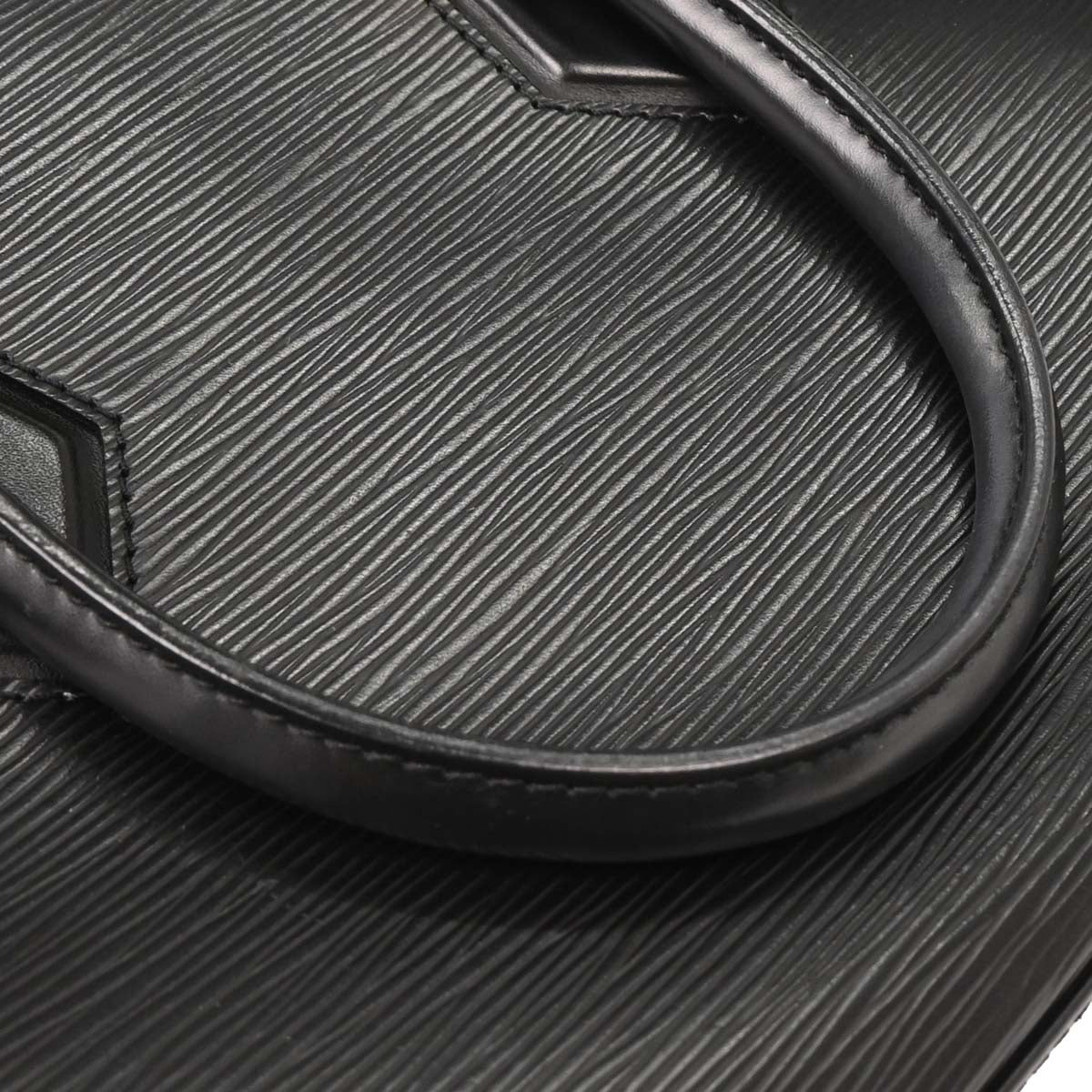 Louis Vuitton Black Epi Sablon Handbag M52042