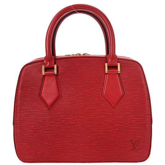 Louis Vuitton Red Epi Sablon Handbag M52047