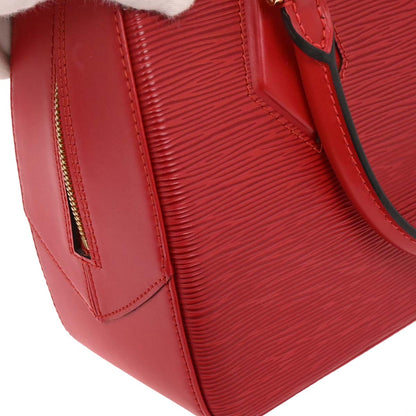 Louis Vuitton Red Epi Sablon Handbag M52047