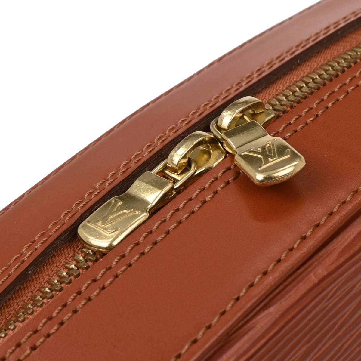 Louis Vuitton Brown Epi Sablon Handbag M52043