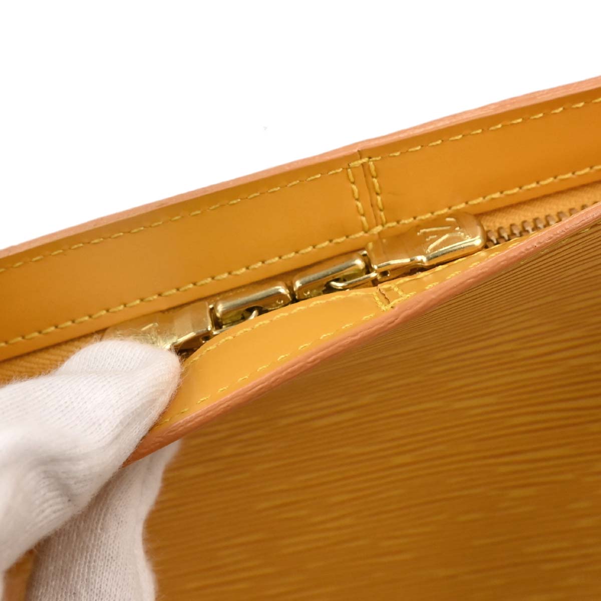 Louis Vuitton Yellow Epi Lussac Shoulder Bag M52289