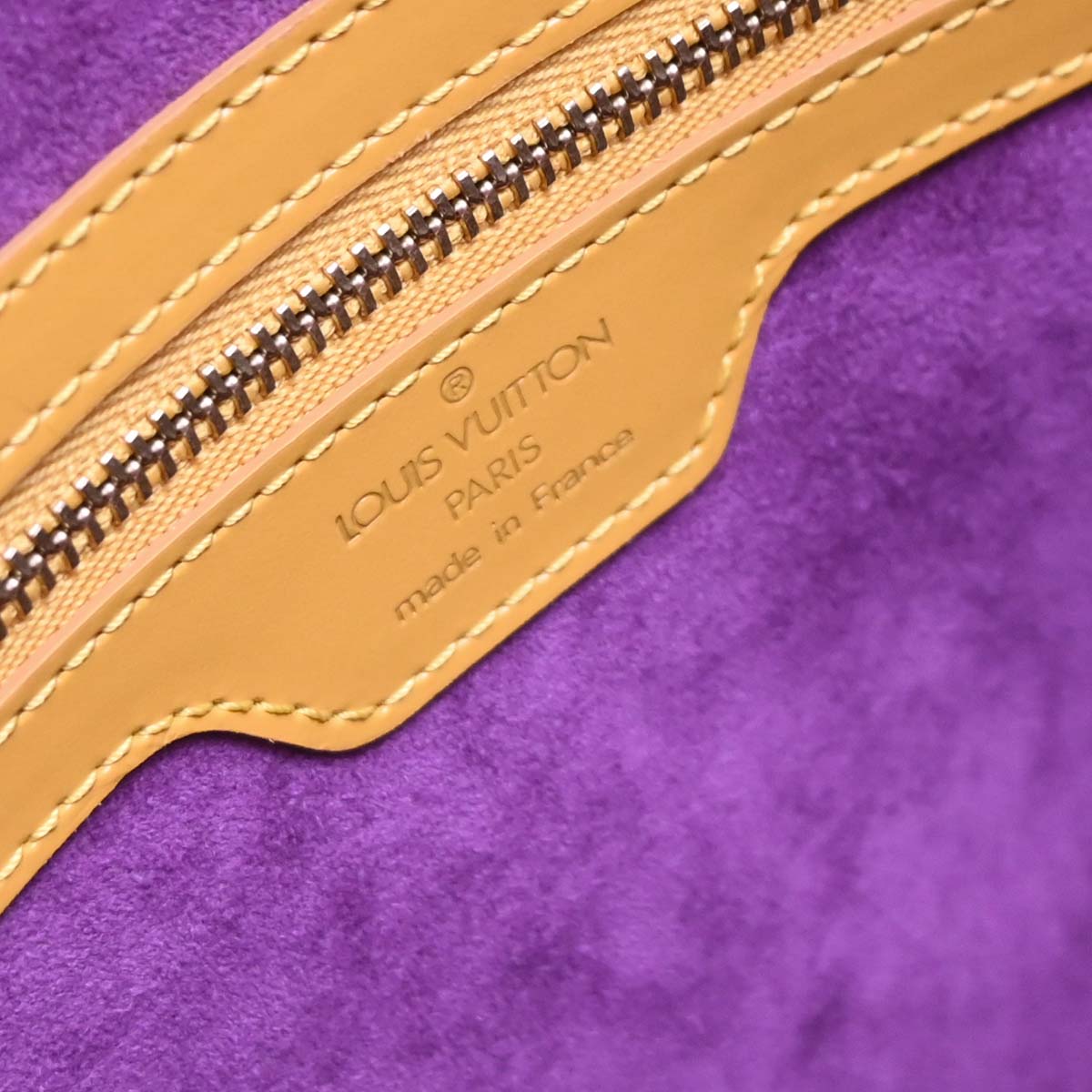 Louis Vuitton Yellow Epi Lussac Shoulder Bag M52289