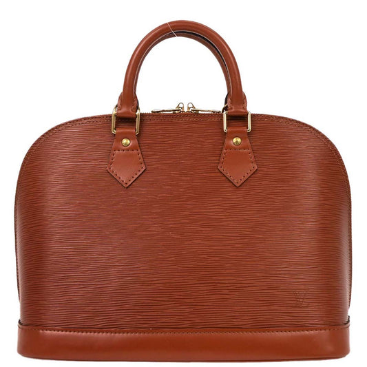 Louis Vuitton Brown Epi Alma Handbag M52143