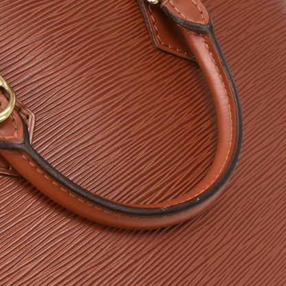 Louis Vuitton Brown Epi Alma Handbag M52143