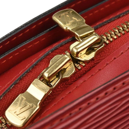 Louis Vuitton Red Epi Pont Neuf Handbag M52057