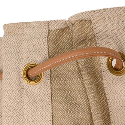 Hermes Beige Gold Toile Chevrons Aline GM Shoulder Bag