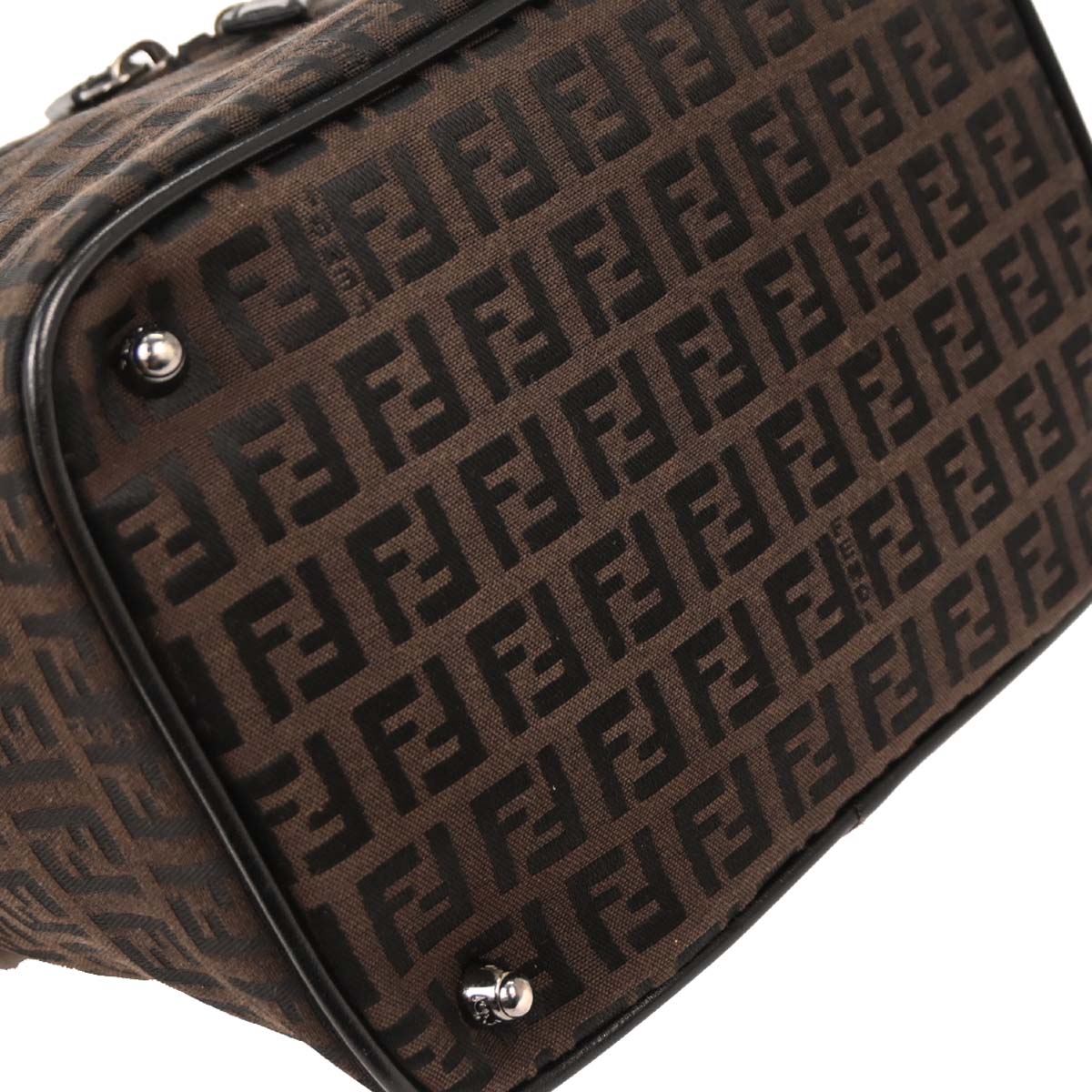 Fendi Brown Zucchino Handbag