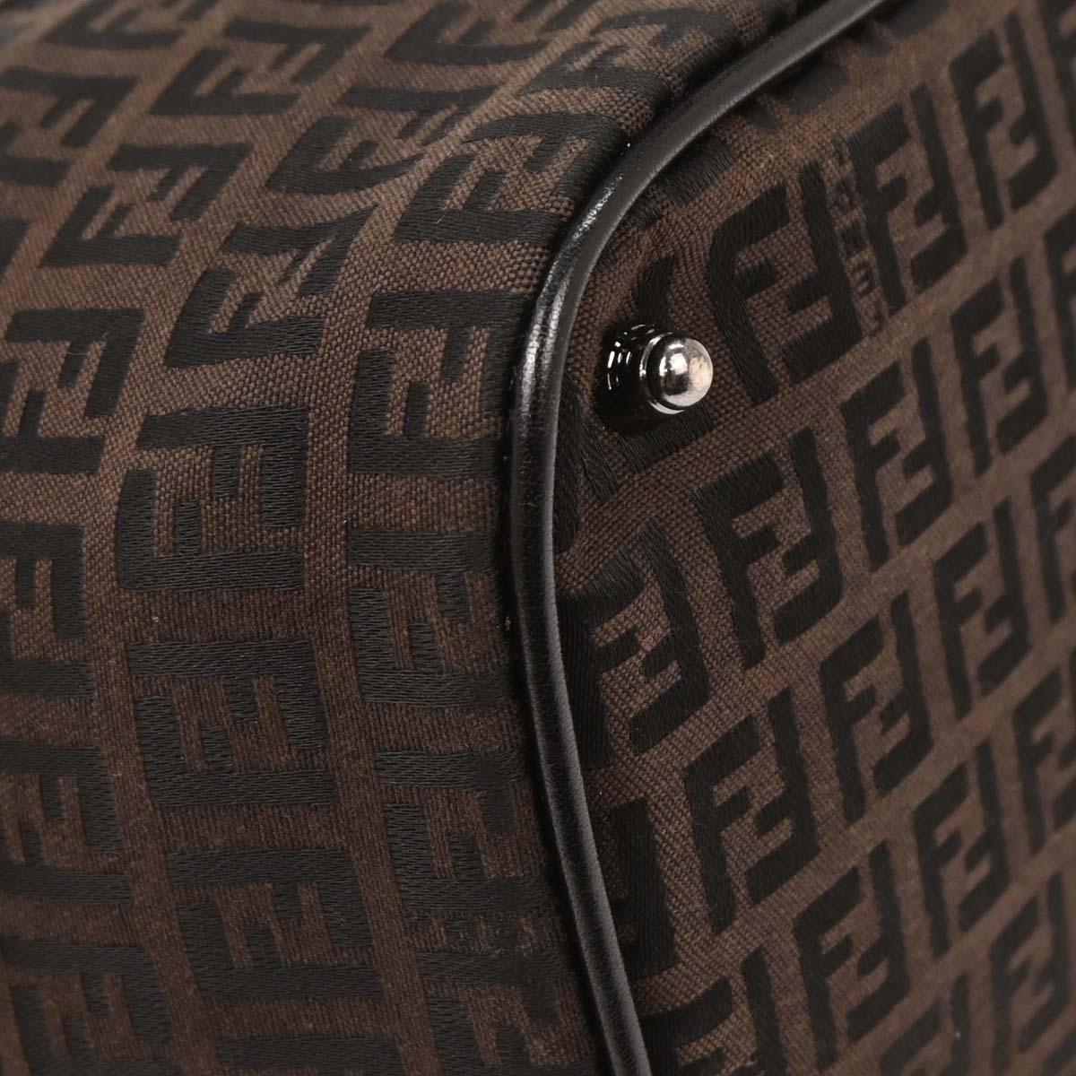 Fendi Brown Zucchino Handbag