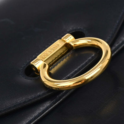 Celine Navy Leather Handbag