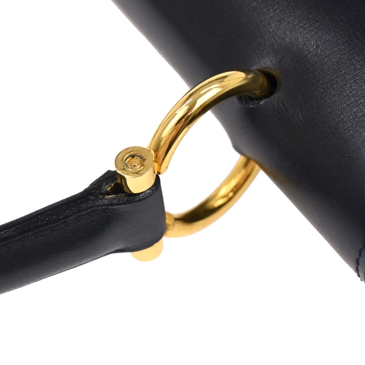 Celine Navy Leather Handbag