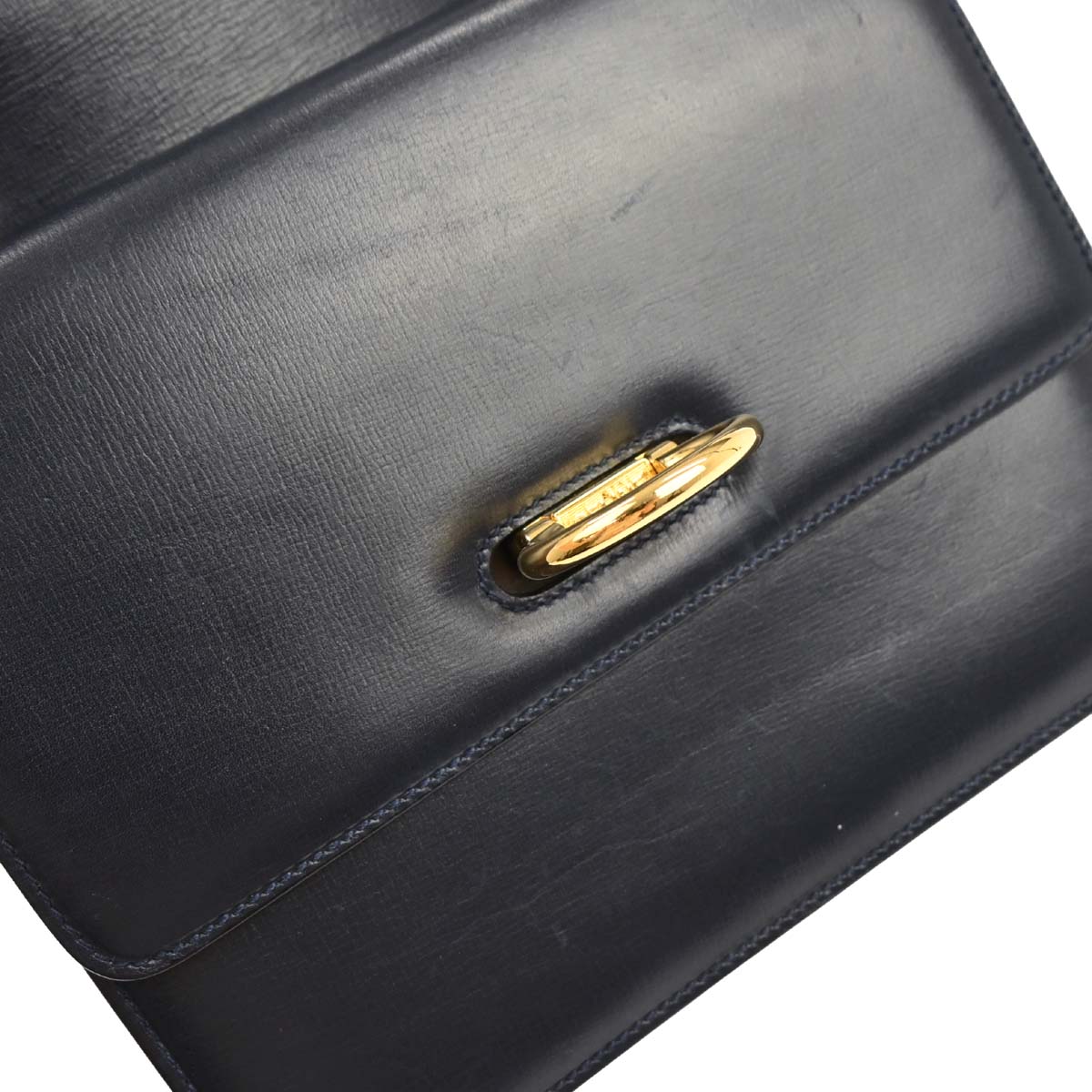 Celine Navy Leather Handbag