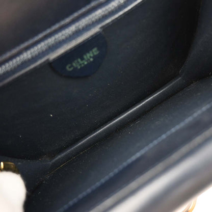 Celine Navy Leather Handbag