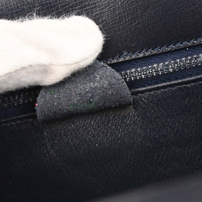 Celine Navy Leather Handbag