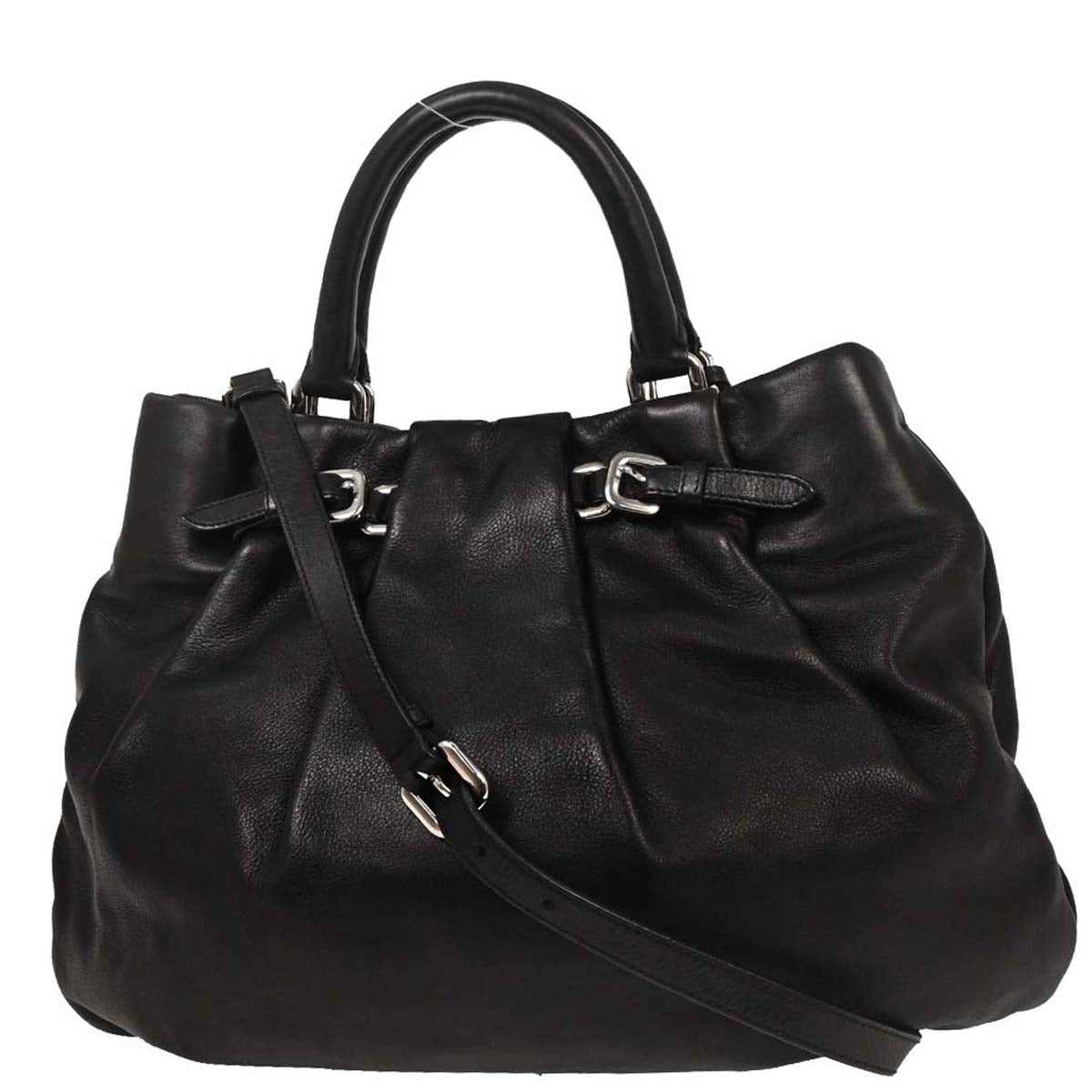 Prada Black 2way Shoulder Tote Bag