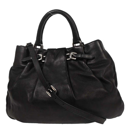 Prada Black 2way Shoulder Tote Bag