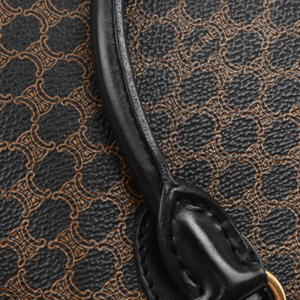 Celine Black Macadam 2way Shoulder Handbag