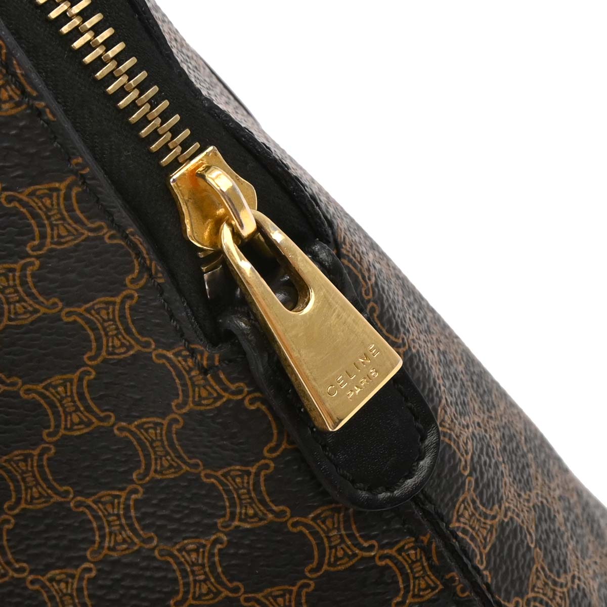 Celine Black Macadam 2way Shoulder Handbag