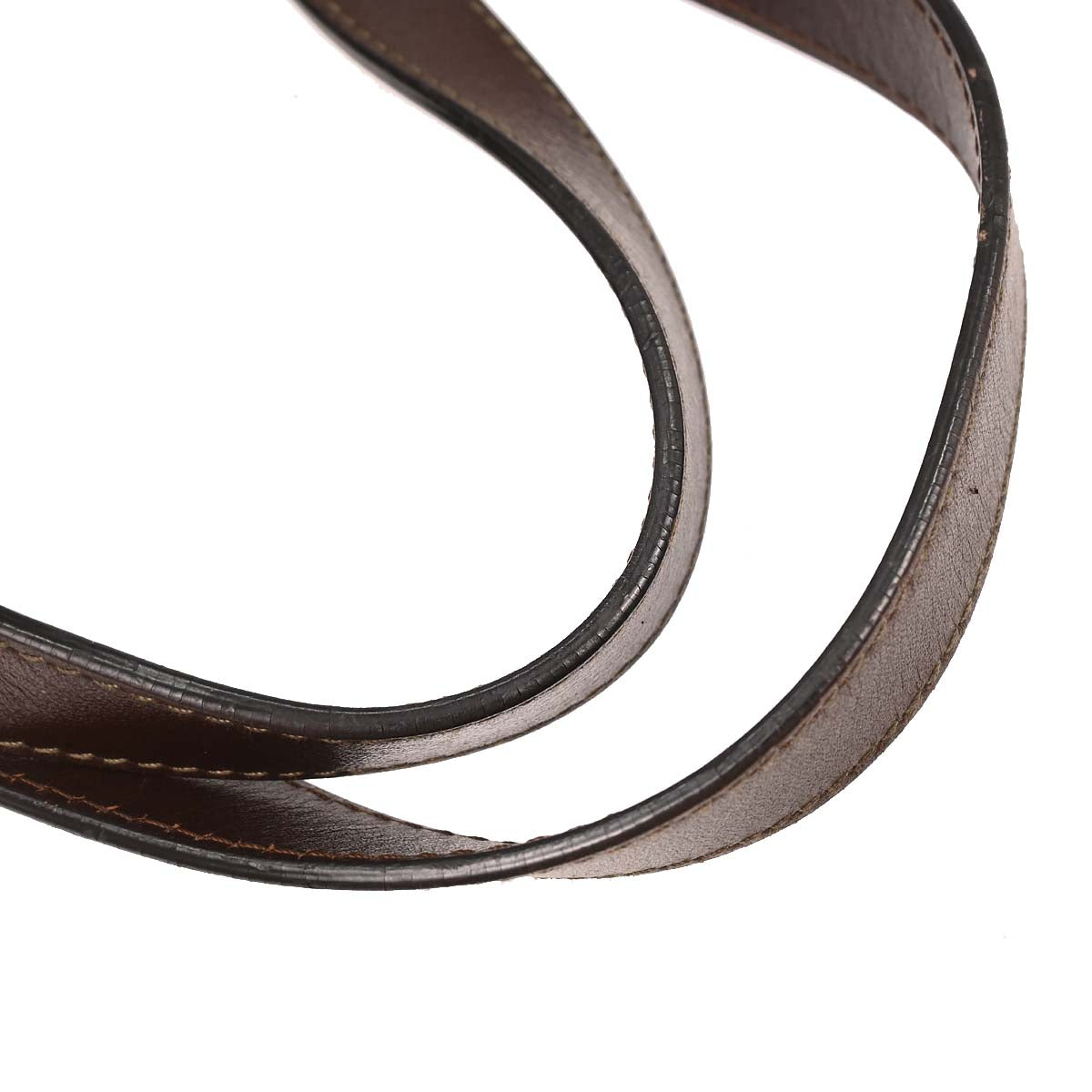 Loewe Brown PVC Anagram Handbag