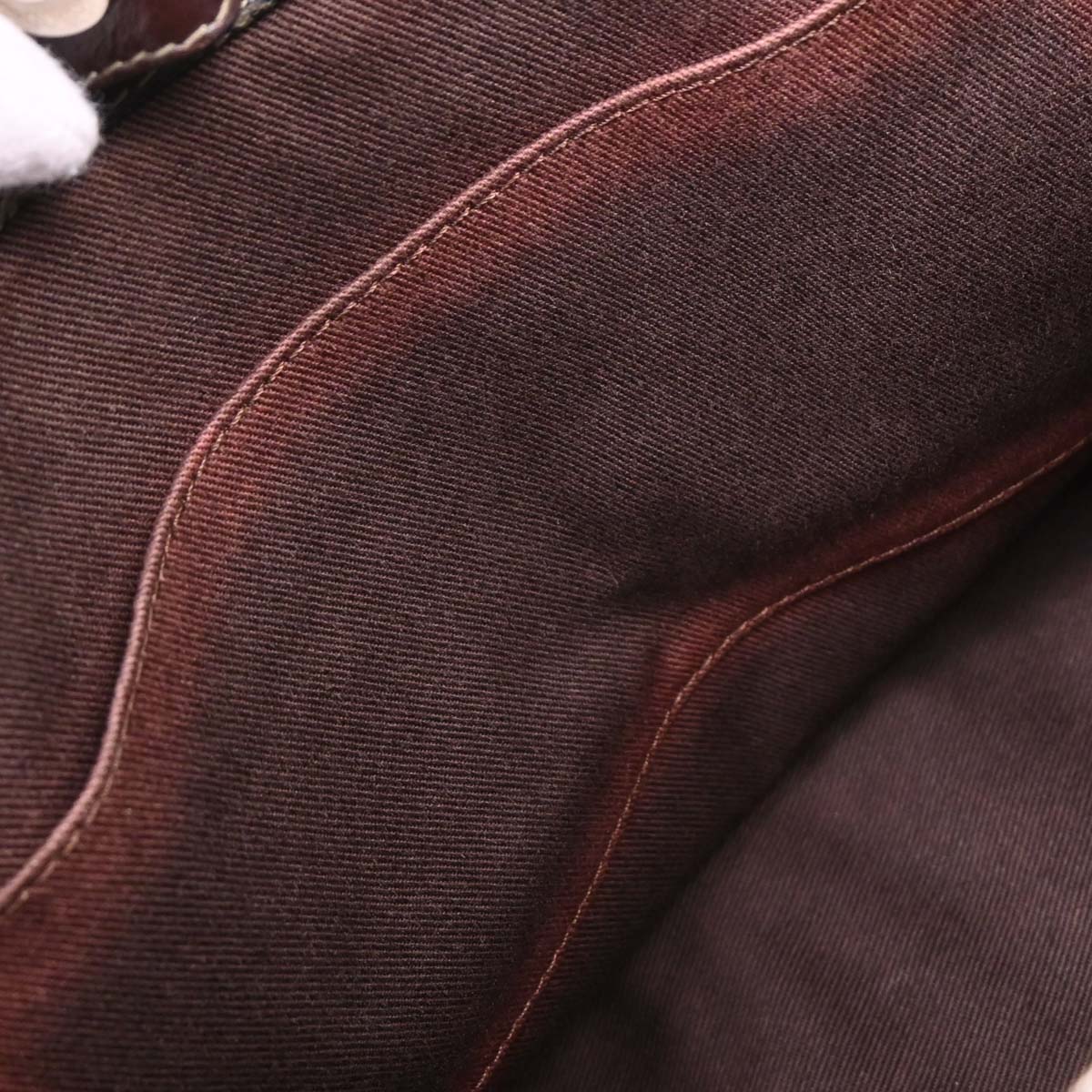Loewe Brown PVC Anagram Handbag