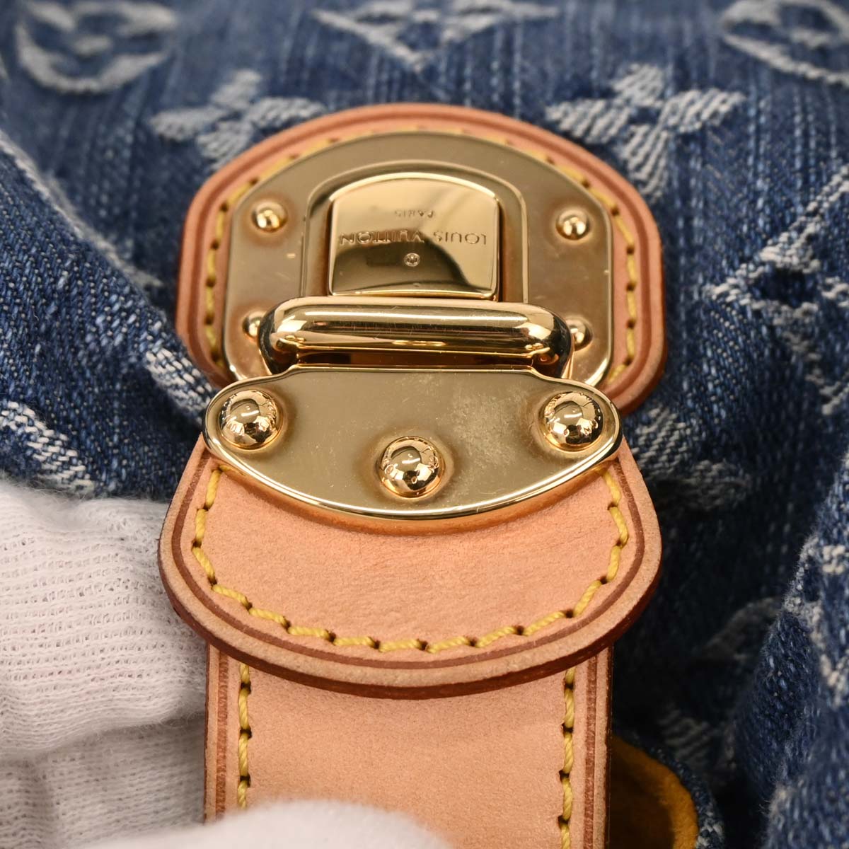 Louis Vuitton Monogram Denim XL Handbag M95515