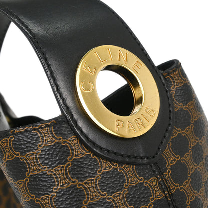 Celine Black Macadam Shoulder Bag