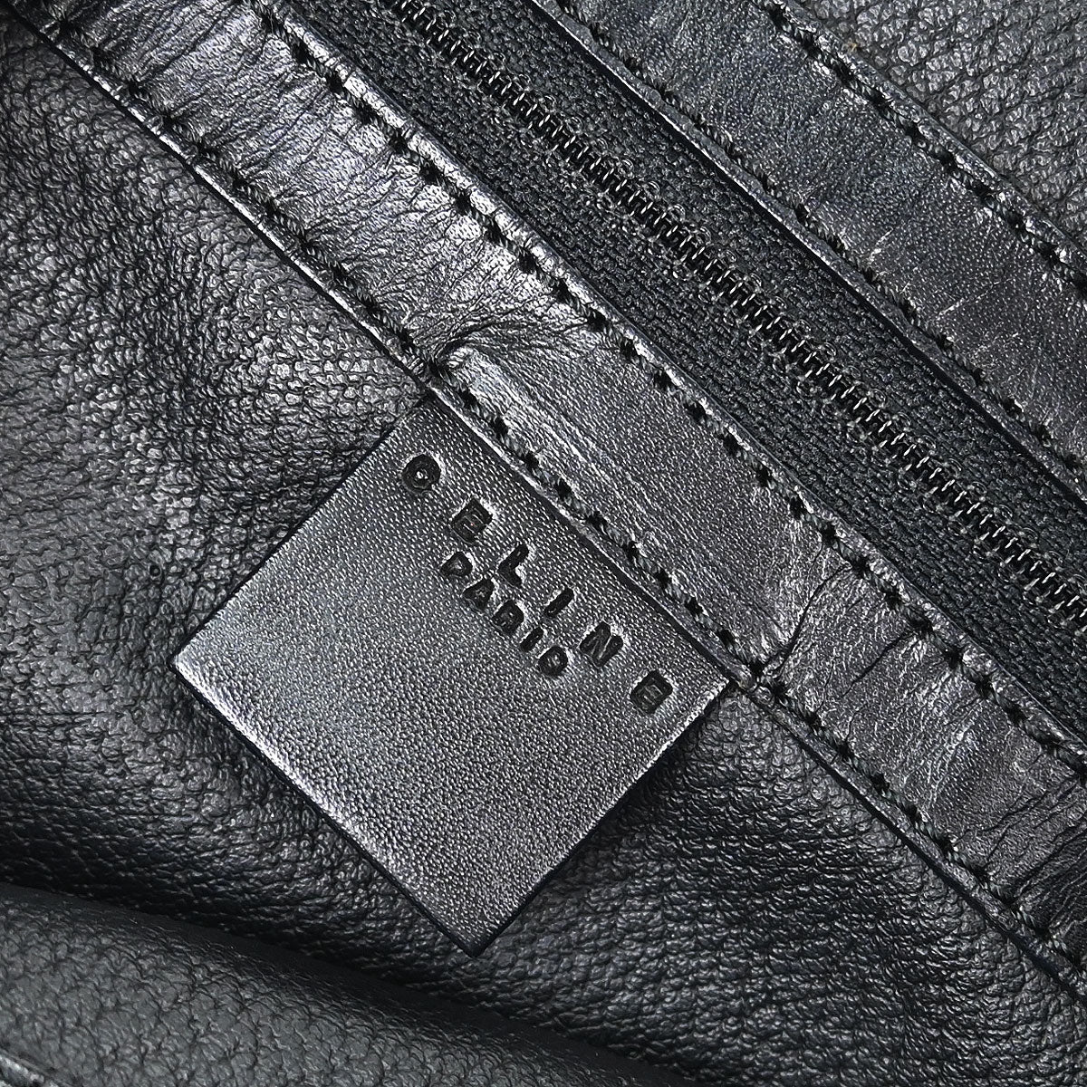 Celine Black Macadam Shoulder Bag
