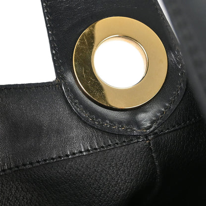 Celine Black Macadam Shoulder Bag