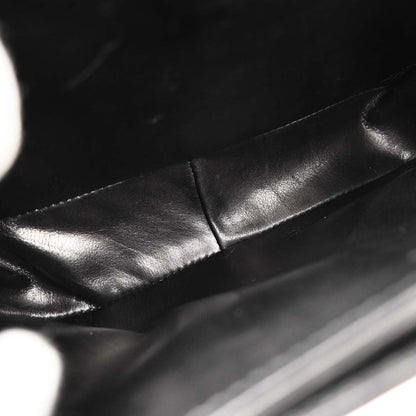 Celine Black Leather Shoulder Bag