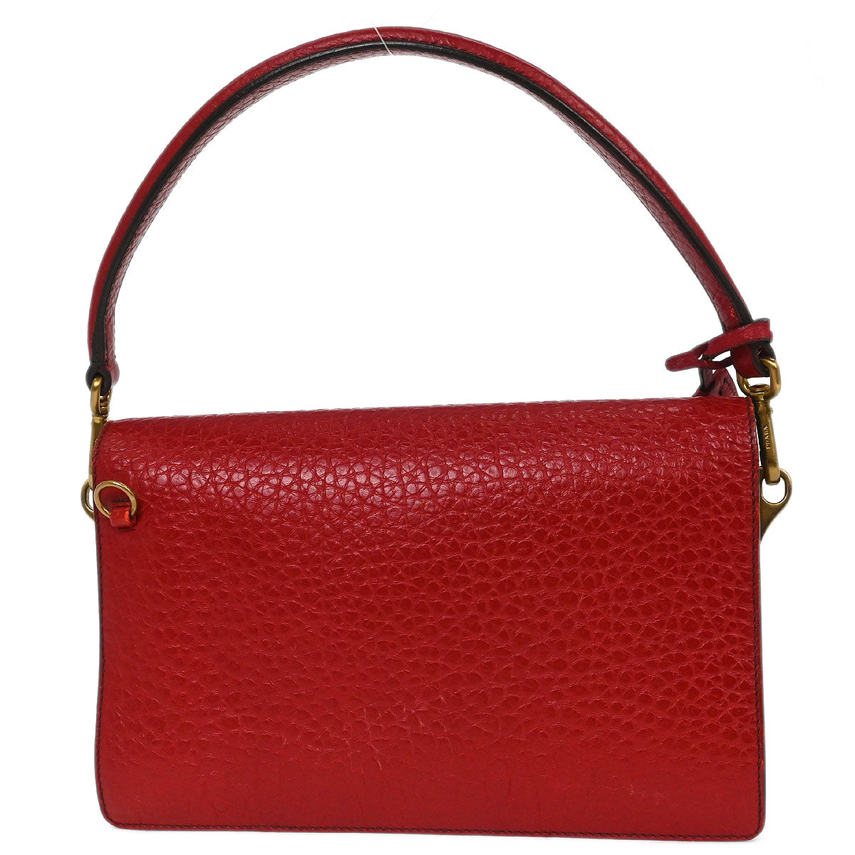 Prada Red Leather Handbag